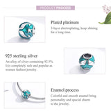 Ocean Series Dolphin Charm for Bangle Bracelet 925 Sterling Silver Jewelry