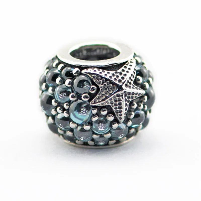 Starfish Crystal Beads for 925 Silver Bracelets