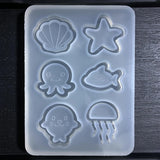 Ocean Theme Epoxy Resin Mold Quicksand Keychain Mold