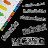 Ocean Waves Borders Clear Stamps for DIY Scrapbooking