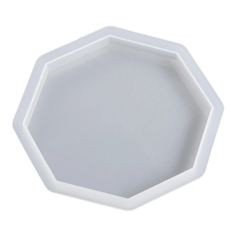 Octagonal Coaster Silicone Mold DIY Resin Craft Tools