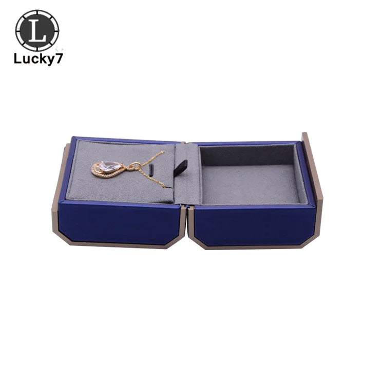 Octagonal Magnetic Jewelry Box Pendant Bracelet Box Long Chain Set Box