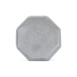 Octagonal Velvet Ring Display Box 3 Slots Velvet Ring Storage Holder