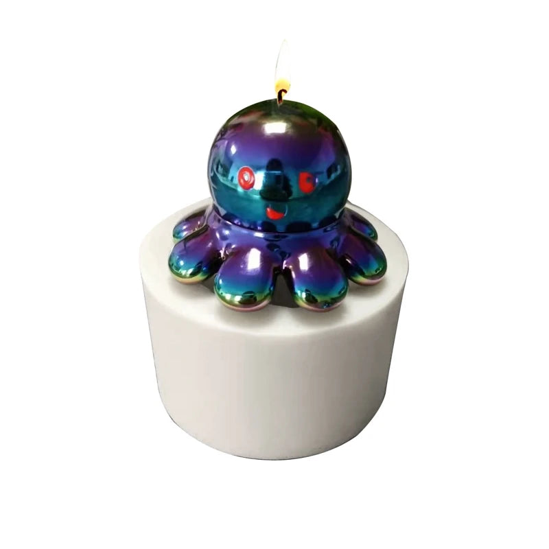 Octopus Decoration Candle Silicone Mold Epoxy Resin DIY