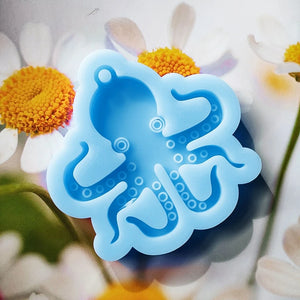 Octopus Silicone Mold for DIY Luggage Tag Resin Mould
