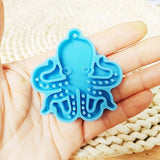 Octopus Silicone Mold for DIY Luggage Tag Resin Mould