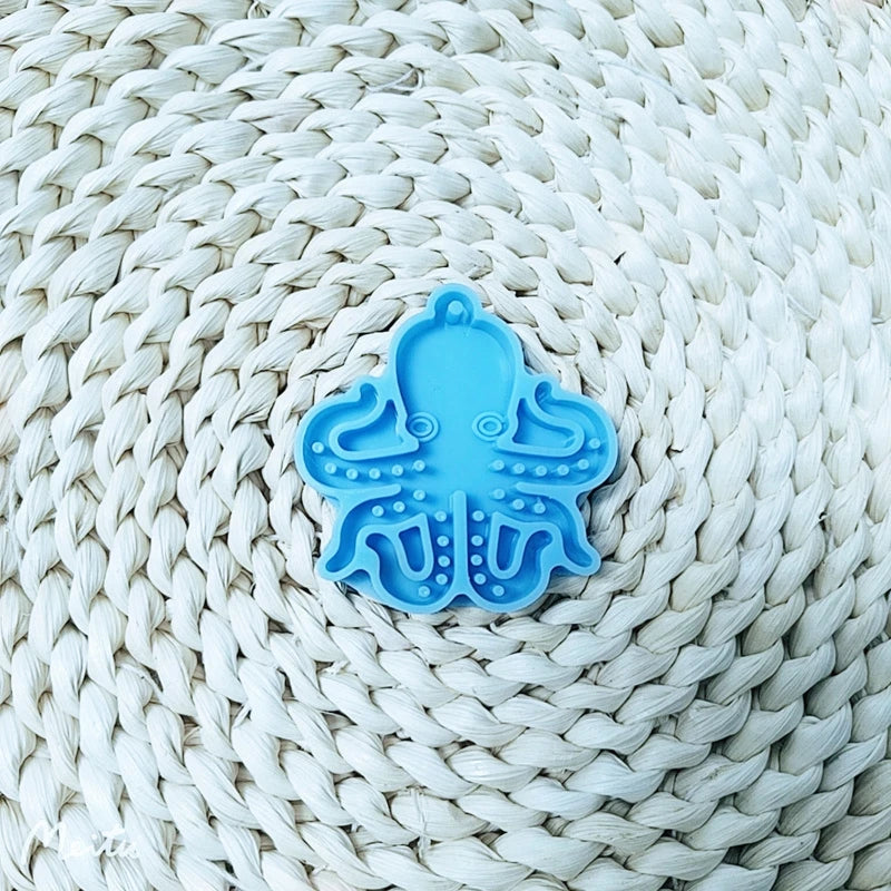 Octopus Silicone Mold for DIY Luggage Tag Resin Mould