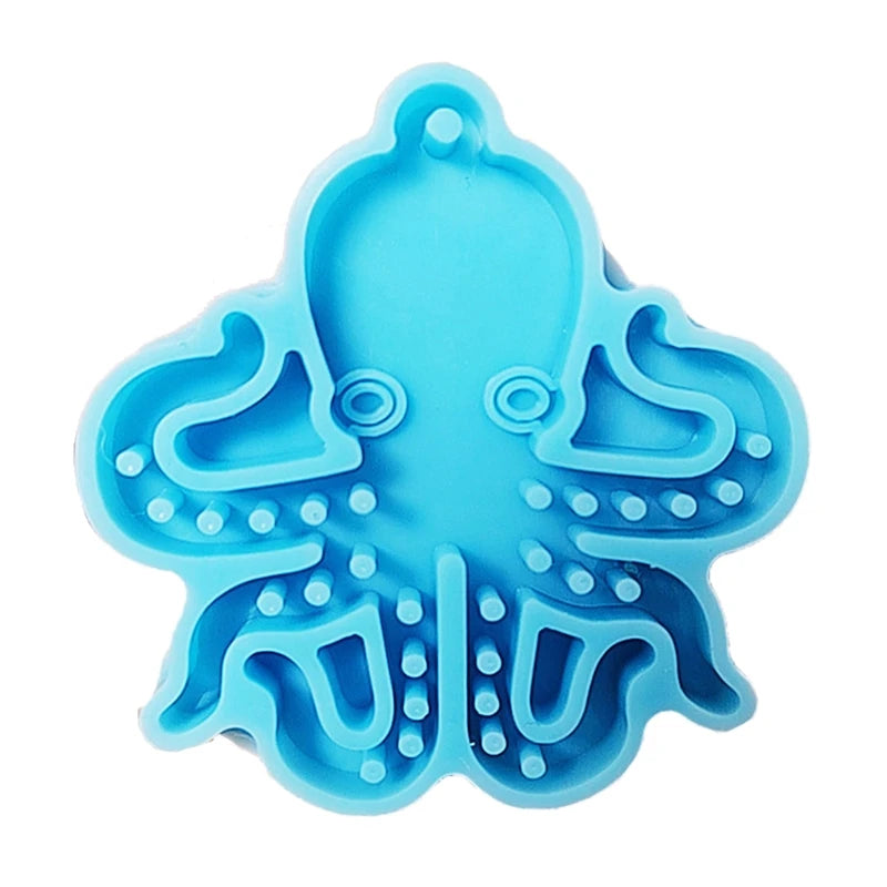 Octopus Silicone Mold for DIY Luggage Tag Resin Mould