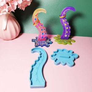 Octopus Rings Display Rack Epoxy Resin Mold