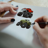 Off-Road Vehicle Clear Stamps for DIY Scrapbooking Monster Truck Silicone Seals