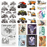 Off-Road Vehicle Clear Stamps for DIY Scrapbooking Monster Truck Silicone Seals