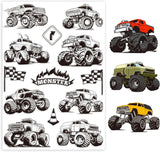 Off-Road Vehicle Clear Stamps for DIY Scrapbooking Monster Truck Silicone Seals