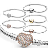 Heart Jewelry Silver 925 Pendant Charms for Women