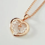 Cubic Zircon Pendant Necklace 585 Jewelry