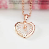 Cubic Zircon Pendant Necklace 585 Jewelry