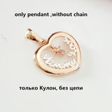 Cubic Zircon Pendant Necklace 585 Jewelry