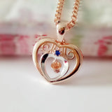 Cubic Zircon Pendant Necklace 585 Jewelry