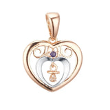 Cubic Zircon Pendant Necklace 585 Jewelry
