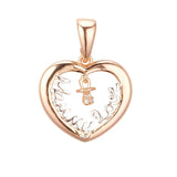Cubic Zircon Pendant Necklace 585 Jewelry