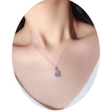 Zircon Filled Wedding Necklace for Women