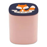 Oh For Fox Sake Jewelry Storage Box Organizer Travel Case Fox