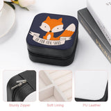 Oh For Fox Sake Jewelry Storage Box Organizer Travel Case Fox