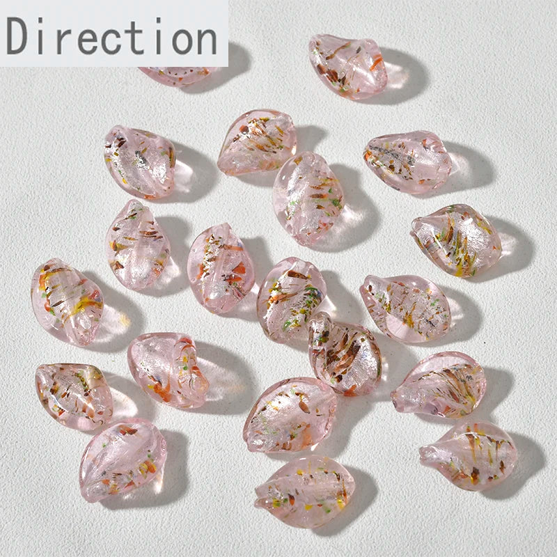 Oil Painting Glass Beads for Jewelry Making