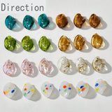 Oil Painting Glass Beads for Jewelry Making