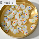 Oil Painting Glass Beads for Jewelry Making