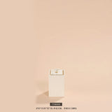 Beige Microfiber Jewelry Display Set with Metal Shop Cabinet