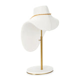 Beige Microfiber Jewelry Display Set with Metal Shop Cabinet