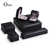 PU Leather Jewelry Sets Box 18.5*19*4.5cm with Microfiber Jewelry Organizer Case
