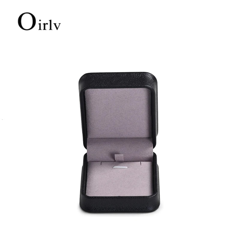 PU Leather Jewelry Sets Box 18.5*19*4.5cm with Microfiber Jewelry Organizer Case