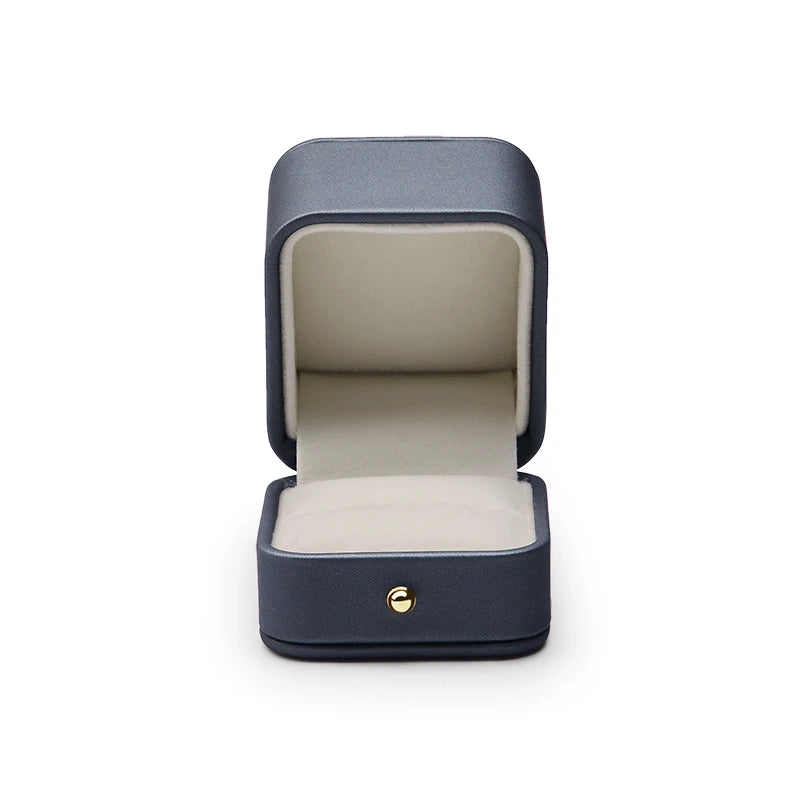 PU Leather Jewelry Storage Box for Rings & Necklaces