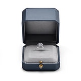 High-End Octagonal PU Leather Jewelry Box
