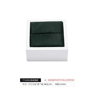 Luxury Dark Green Jewelry Display Set - Necklace Ring Bangle Watch