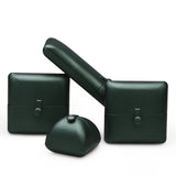 Green Jewelry Box Snap-fastener PU Leather Organizador Bracelet Display