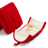 Velvet Jewelry Box Set Ring Necklace Organizer
