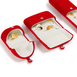 Velvet Jewelry Box Set Ring Necklace Organizer