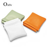 Leather Bag for Jewelry Storage and Organization