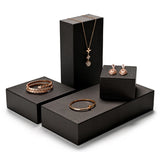 Brown Leather Pendant Bangle Stand