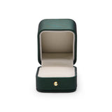 PU Leather Wedding Jewelry Box Set with Decorative Button