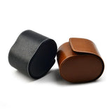 Two Layer Cowhide Wristwatch Box Jewelry Bag