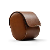 Two Layer Cowhide Wristwatch Box Jewelry Bag