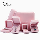 Pink Velvet Jewelry Box for Wedding Jewelry
