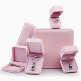 Pink Velvet Jewelry Box for Wedding Jewelry