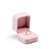Pink Velvet Jewelry Box for Wedding Jewelry