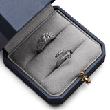 Wedding Couple Rings Box Organizer 2 Rings Jewelry Boxes For Jewelry
