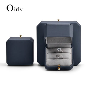 Wedding Couple Rings Box Organizer 2 Rings Jewelry Boxes For Jewelry