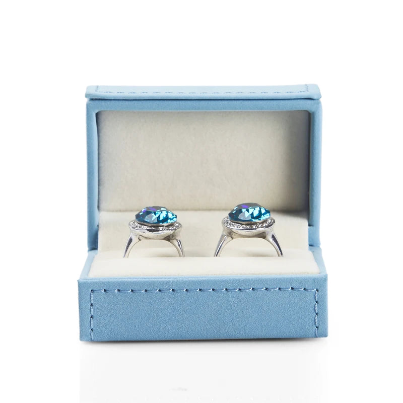 Wedding Couple Rings Box Organizer 2 Rings Jewelry Boxes For Jewelry